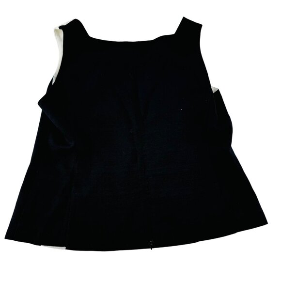 Perceptions Women’s Geometric Color Block Sleeveless Top Size 10 Career - Picture 3 of 4